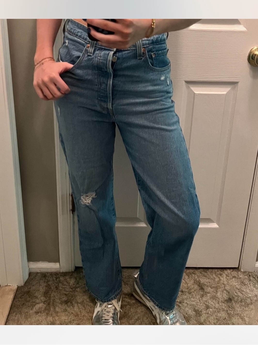 Levi’s Ribcage Ankle Straight Leg Jeans